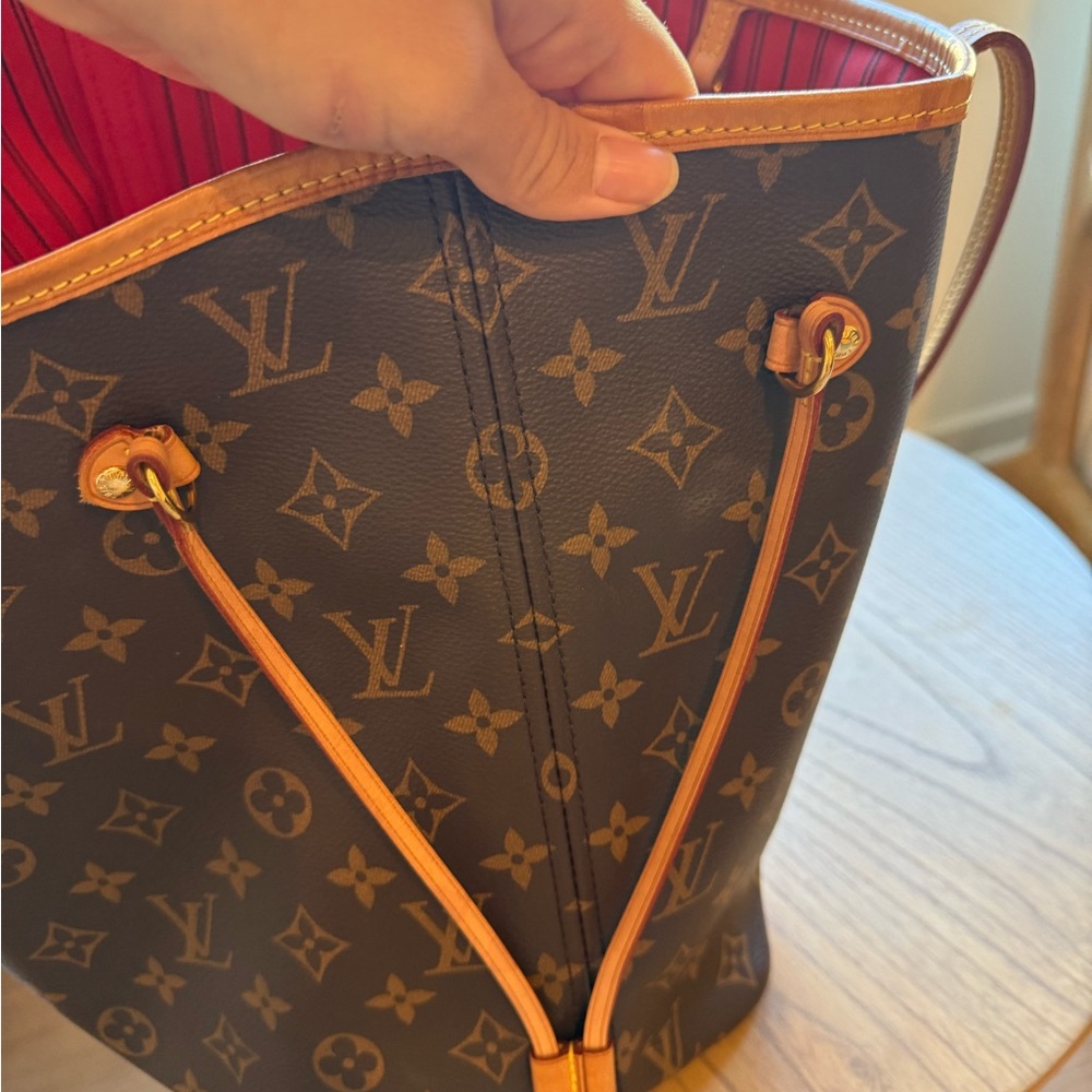 Louis Vuitton Brown Neverfull Tote Bag Iconic Monogram - Picture 9 of 12
